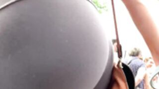 Close Up Cameltoe Candid Leggings
