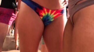 Close Up Cameltoe In Pool Party