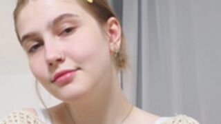 Non Nude mesh crop hides breasts & nipples poke out