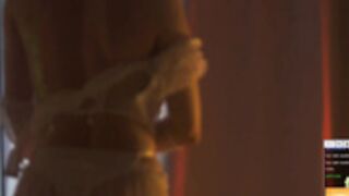 Sunny_Maria stripping to a sheer top on 25 June 2023