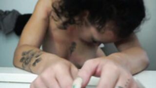 Blond wife fucks husband and her hung lover