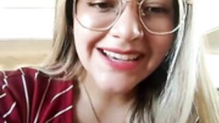 ALANA_69 Stripping in Library Get Caught at The End 2