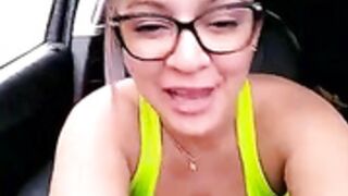 DIANITA_1988 Naked Outside Car at Roadside 3