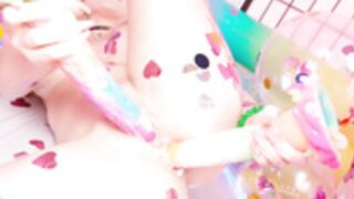 SonyaVibe Cutie Kitagawa And Tentacle DP in Pool