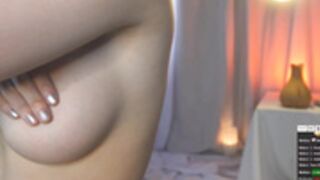 Sunny_Maria topless cream show nipslips on 14 June 2023
