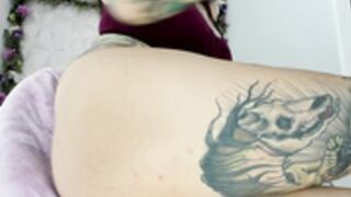 harliequinnx anal with glass dildo