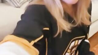 Allie Rae Huge Dildo Play