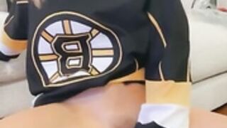 Allie Rae Huge Dildo Play