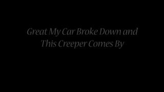 mina sucks a "stranger" in the car