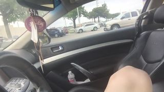 Bijou - Car Cum in Public Parking Lot