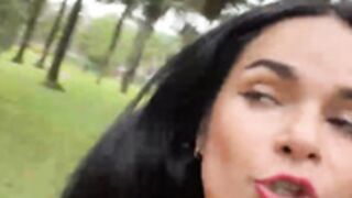 CATALEYARUSSO Flashing in Public Park 1