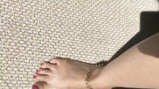 NRI hotwife Anita showing off her marriage anklets