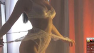 Sunny_Maria stripping nipslips on 2 July 2023