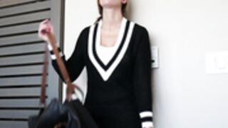 AA feminist student teases professor joi