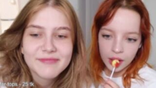 my_mia_ 1st day lick suck lollipop with my_parisss