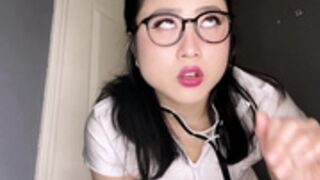 Kimmy Kalani ASMR - Asian Nurse Gets Sperm Sample