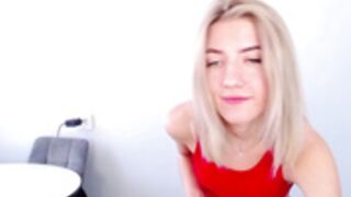 Ella__sweety  red swimsuit hotel bulgaria 12 mins dance