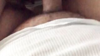 Blonde with blue eyes blowjob and cim