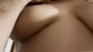 Desi Girl Riding Boyfriend's dick with moaning