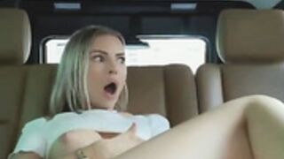 Risky masturbation in a public car park