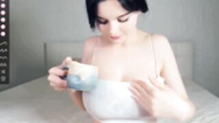 cute_caprice ahegao, POV you fuck her, squeeze tits