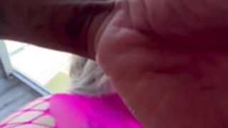 Iloveaoki Gets Fucked On Balcony