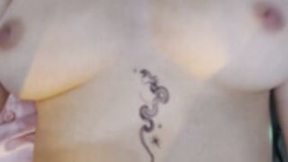 POV view of cute pixie Angella_Kleee's boobs during sex