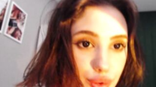 POV view of cute pixie Angella_Kleee's boobs during sex