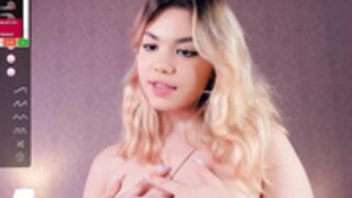 Ilaveins topless on 10 July 2023