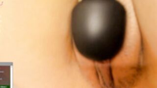 Ive_Kitsun bottomless Domi pussy play 2 on 7 July 2023