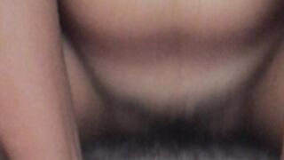 Busty asian sitting on dick