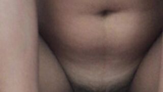 Busty asian sitting on dick