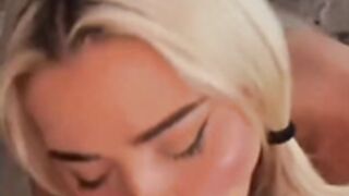 Kristen Hancher I Sloppy Blowjob & Cumshot
