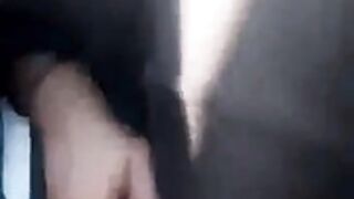 Slutty hijabi without panties sucks off cab driver