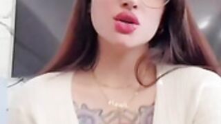 Daniela Basadre latina riding dildo