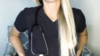 Roxy Delani nurse fingering