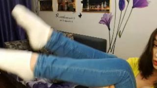 LoraEager showing her body with clothes on