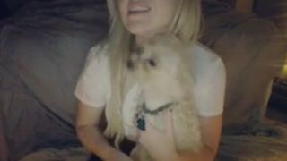 bleureign aka baebee eats her dog