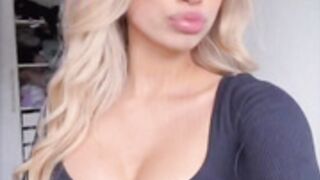 Dora Gvozdenovic famous tiktok star  with huge tits