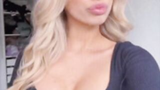 Dora Gvozdenovic famous tiktok star  with huge tits