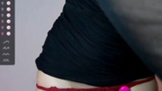 anniehillofficial_  230716 sexy panty n pubes play