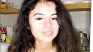 Stupidly stacked latina with gorgeous face bares it all