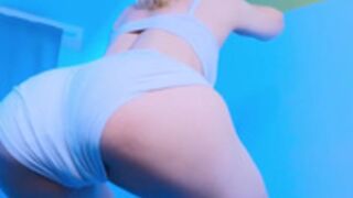 appr0ved squats closeup of her perfect little ass