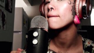 light moaning ear licking