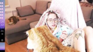 littlefleur Burning dildo in the pot!!