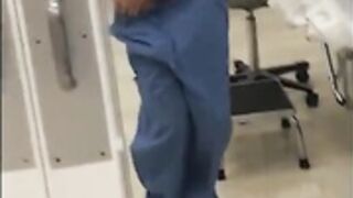 Nurse masturbating in the hospital