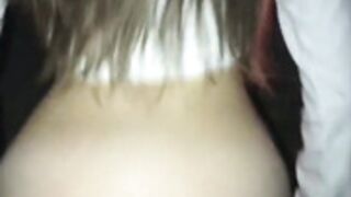 college girl reverse cowgirl