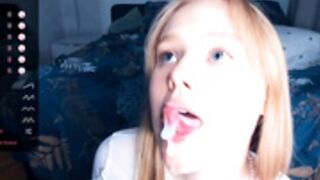 sun_shiiine  230603  shy pretty girl sperm mouth