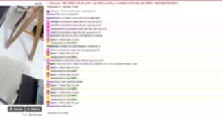 Nando & Sara corrida juega con semene