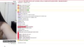 Nando & Sara corrida juega con semene